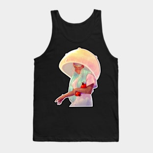 Mushroom girl with ladybugs Tank Top